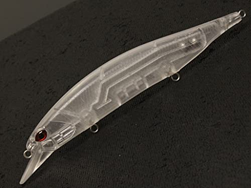 Blank Unpainted Minnow Crankbait Topwater Lipless Jerkbait Fishing Lures - color: UPM401P10