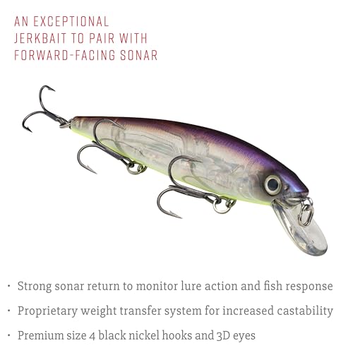 Strike King KVD Jerkbait 3 Hook - color: Strobe Shad, size: 4.75 inch (Pack of 1)