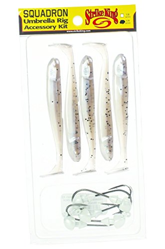 Strike King Squadron Umbrella Rig Kit - color: Blue Gizzard, size: 1/4 oz