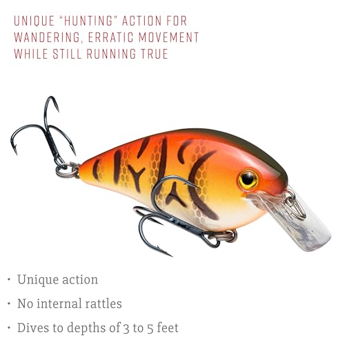 Strike King KVD 1.5 Hard Knock Fishing Lure, 3/8 oz, 3D Lifelike Eyes - color: 667 - DB Craw, size: 1.5-Ounce