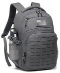 Wotony Military tactical backpack Laser-Cut MOLLE Webbing, backpack for men small tactical assault bag (dark gray, 18.5 inch) - color: Dark Gray, size: 18.5 inch
