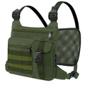 KINGSLONG Running Vest, Chest Bag for Men, Chest Pack, Hiking - color: A-Green