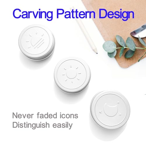 Extra Small Single Pill Box for Purse (3 Pack), Aluminum Screw Top Pill Container, 3 Times a Day Portable Waterproof Single Pill Case for Vitamins, Fish Oils, Supplements (White) - color: White