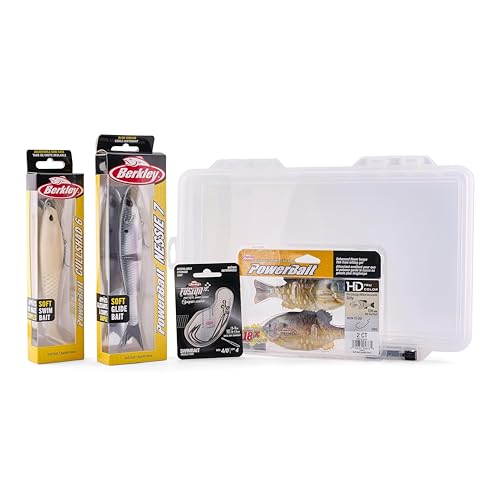 Berkley PowerBait Nessie Fishing Soft Bait - color: Swimbait Haul of Fame Variety Kit, size: Assorted