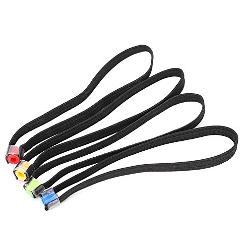 4PCS Fishing Tippet Ring Elastic Fabric Fishing Tippet Spool Ring Fish Wire Loop Tackle Accessory