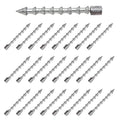 Reaction Tackle Nail Weights for Bass Fishing - Insert Pencil Sinkers for Wacky Rig, Neko Rig and Soft Plastic Lures - Freshwater and Saltwater - 25-Pack - size: 1/8 Oz (25 Piece)