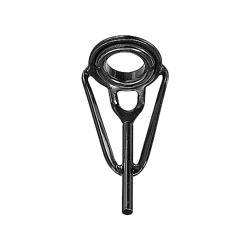 PATIKIL Fishing Rod Tip Repair Kit Stainless Steel Pole Ring Guide Replacement for Saltwater Freshwater Fishing - color: Black, size: 1.2-2.2mm