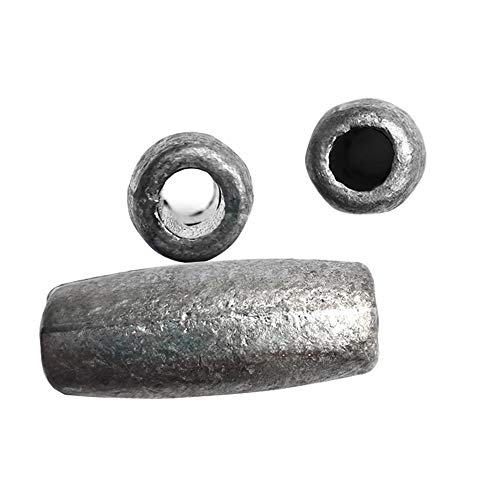 Drasry Fishing Cast Net Lead Sinker 26g/092oz Throw Net Sinkers Weights Kit for Casting Net Environmental Protection Sinker (Lead Sinker)