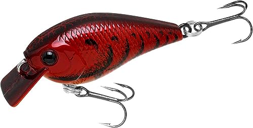Lucky Craft LC 0.3 Squarebill Crankbait, Silent Fishing Lure for Bass Trout and Pike, Made in Japan, Freshwater Fishing Gear, Hard Bait Bass Lures - color: 505 All Spring Craw