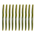 Soft Plastic Fishing Lures with Salted Hook Slot 10pcs FS/RE-09 - color: Color E