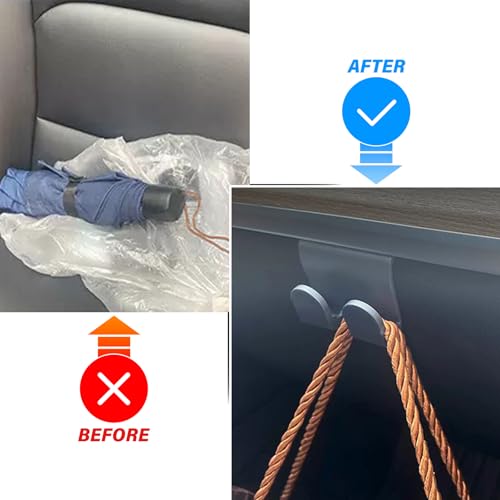 2PCS Glove Box Hooks for Tesla Model Y Juniper 2025 2026 & Model 3 Highland | Car Purse Hook & Organizer Bag Holder - color: 2PCS