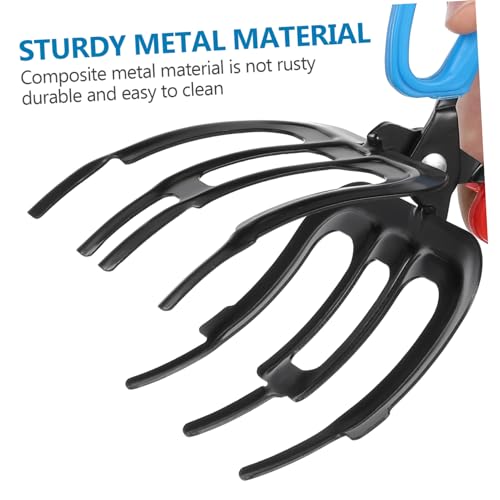 BESPORTBLE 3 Claw Fish Gripper, 2Pcs Metal Fishing Pliers Gripper Multifunctional Fish Control Clamp Fish Grabber Tool for Catch Most Freshwater Fish Fishing Accessories