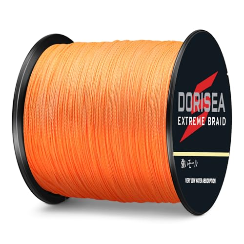 Extreme Braid 100% Pe Orange Braided Fishing Line 109Yards-2187Yards 6-550Lb Test Fishing Wire Fishing String Superline - size: 100m/109Yards 100lb/0.55mm