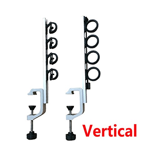 Brocraft Aluminum Clamp on Rod Holder for Truck or Boat / Truck Bed Rod Holder