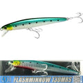 LUCKY CRAFT FlashMinnow 130MRS Saltwater Fishing Lures, Jerkbait for Halibut and Bass Fish, Slow Sinking 2-4ft, Surf Fishing Gear and Tackle Box Accessories - color: 614 Pacific Sardine