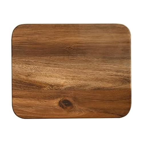 Farberware Acacia Wood Cutting Board, 8" x 10" - Reversible Charcuterie Board for Kitchen Prep, Chopping Meats & Veggies, Gentle on Knives, Kitchen Starter & Gift Essential