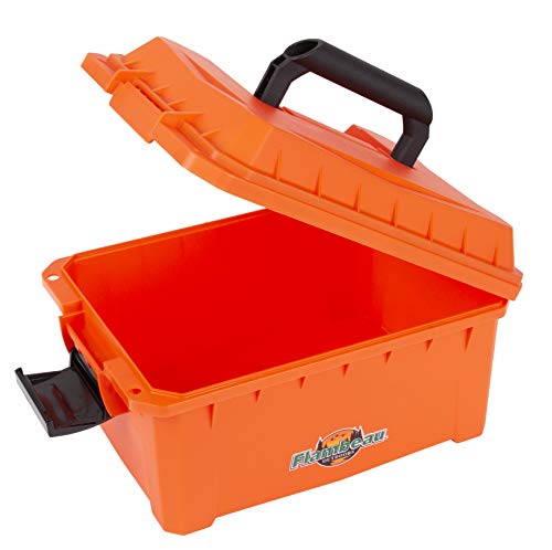 Flambeau Outdoors 7415DM Marine Dry Box, 11" Low Profile, Orange - size: Compact