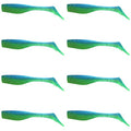 Fishing Lures for Speckled Trout, Redfish, Bass - Louisiana Paddle Tail Swimbaits for Freshwater and Saltwater - color: Limbo Slice