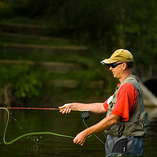 HERCULES Pre-Tied Loop Fly Fishing Leader 6 Pack with Tapered Leader Wallet - size: 15FT - 6pcs