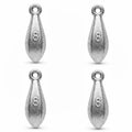 Bank Sinkers Fishing Weights, No-Roll Hexagonal, Surf & Catfish Saltwater - style: 8 Ounce -4pcs