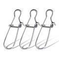 100pcs Stainless Steel Duo Lock Snap - Premium Swivel Snap for Big Fish, Quick Change Fishing Snap Swivels & Snaps Tackle for Enhanced Lure Fishing