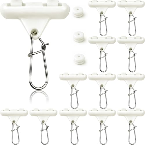 Sinker Slides for Fishing with Weight Bumpers, No Twist Sinker Slide, Clip-On Sinker Slider for Easy Weight Change, Protect Line & Knot Swivels Snaps, Ideal for Catfish Carolina Rig - color: Glow (Fluorescent Green), size: 12PCS Sinker Slides + 12PCS Bump