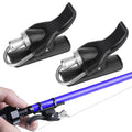 TSV 4PCS Surf Fishing Rod Bait Launcher Cannon, Long Distance Casting Trigger for Fixed Spool Reels, Bionic Thumb Finger Protector for Beach Surf Anglers - color: Black