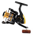 Diwa Spinning Fishing Reels for Saltwater Freshwater 1000 2000 3000 4000 5000 6000 Series Fishing Spool Left/Right Interchangeable Trout Carp Spinning Reel Light and Smooth - style: 3000-black