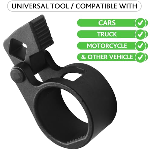 Toolwiz Inner Tie Rod Removal Tool Kit, 3/8'' Universal Low Profile Tool and Inner Tie Rod Hex Wrench Repair Remover 27-42mm End Wrench for 1/2" Square Drive, 2pcs for Most Cars Repair