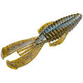 Strike King Rage Bug Fishing Lure, Soft Plastic Grub, Unique Design, Subtle Action - color: Blue Craw with Red Flake, size: 4"