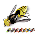 Kingdom Wasp Craw Bait Insect Bionic Floating Fishing Lures Swimbaits Hard Artificial Baits Lure for Freshwater and Saltwater Bass Carp Pike Walleye Fishing ABS Material Carbon Steel Three Book Hook - color: 06, size: 4.2g