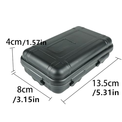 Sealed Waterproof Case Equipment Box Shock-Proof Instrument Case Protective Tool for Home Outdoors Camping Fishing Storage