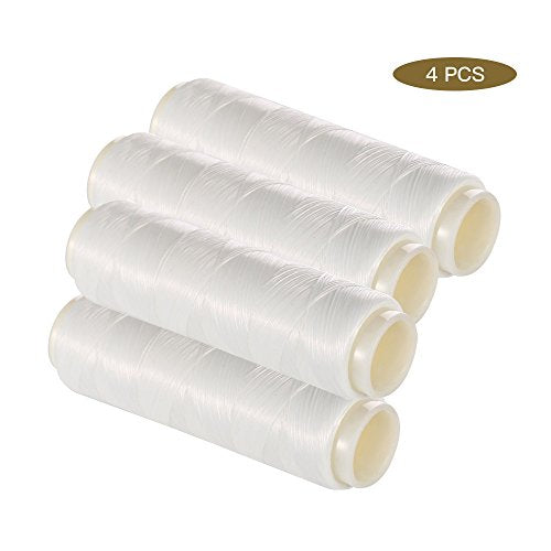 Lixada 4Pcs High Tensile Elastic Bait Thread Sea Fishing Line - size: 5