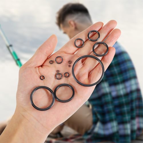 28 Pcs Fishing Rod Eyelet Repair Kit 14 Sizes Ceramic Guide Ring Replacement Kit Fishing Rod Repair Accessories
