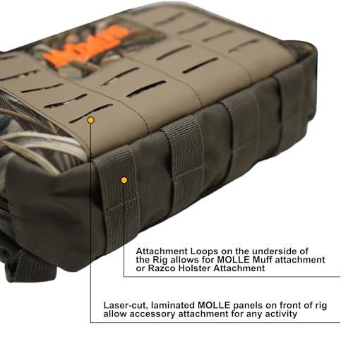 MYDAYS Chest Rig for Men, Chest Bag for Fishing, Waterfowl, Upland Game, Turkey, Tactical - color: Camo