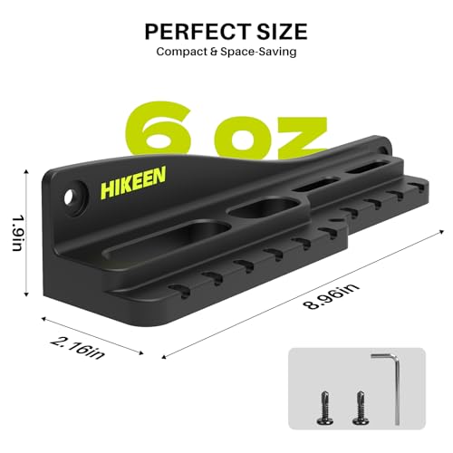 Hikeen Fishing Tool Holder for Boat, Fishing Hook, Pliers, Knives, Lures Organizer for Boat, Screw Mount Marine Tackle Rack Holder