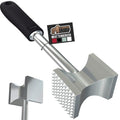 GORILLA GRIP BPA-Free Patented Dual-Sided Meat Tenderizer Tool, Soft Comfortable Handle with Hanging Hole, Heavy Duty Kitchen Mallet for Steak Beef Fish, Chicken Cutlet Pounder, Dishwasher Safe, Black - color: Black