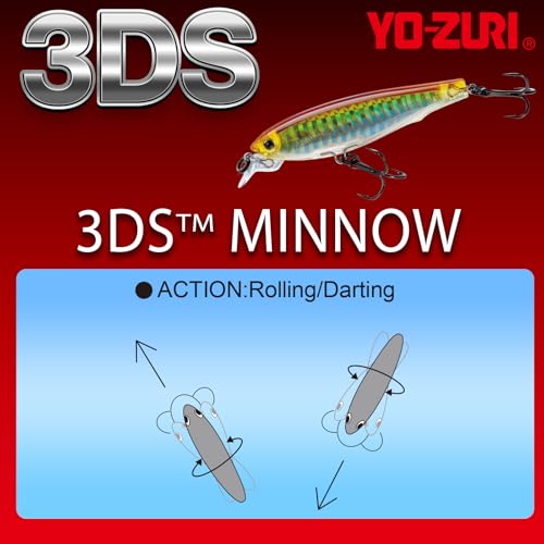 Duel Yo Zuri F 1135 3 Ds Minnow Suspending Lure 2 4 Inch - color: Holographic Peanut bunker