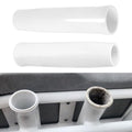 Vinyl Inserts for Fishing Rod Holder, Fits for Boats, Yachts, Ships, 1-5/8 Inches ID, 8.5 Inches Length, Strong & Durable, Water and Rust Resistant, Flared White - style: 2 Pcs