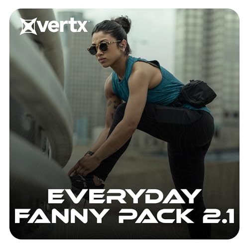 Vertx Everyday Tactical Fanny Pack 2.1-100% Nylon Fanny Pack for Men and Women with CCW-Ready Design and Rapid Access Tab - Wolf Grey - 2L - color: Wolf Grey, style: Everyday Fanny Pack 2.1