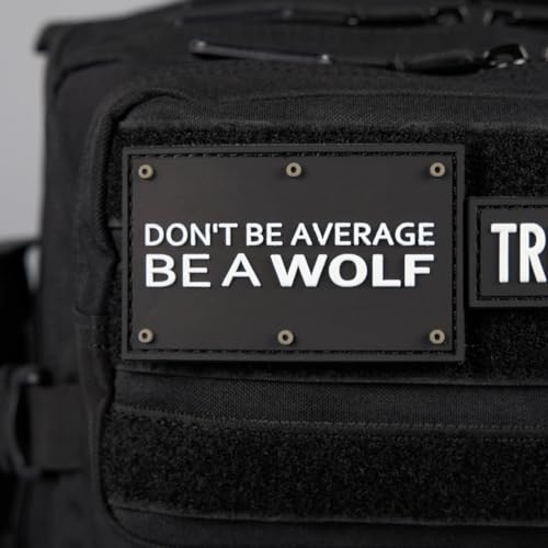 WOLFpak 35L Tactical Gym Backpack (Alpha Black) Durable 1000D Waterproof Oxford Material with MOLLE Webbing, Laptop Pocket & Dual Cup Holders, Durable Fitness/Travel/Military Daypack - color: Alpha Black