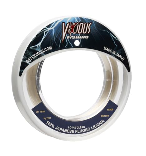 Vicious Fishing 80# Fluorocarbon Leader Line