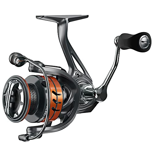 Cadence Vigor Spinning Reel - 9+1 BB Fishing Reel with Lightweight Magnesium Frame, Smooth Powerful Spinning Reels with High-Speed 6.2:1 Gear Ratio, 36 LBs Max Drag & Stronger Machined Handle