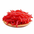 Soft Plastic Red Worm Baits, Scented Artificial Fishing Lures for Freshwater, Reusable Silicone Red Worms for Bass, Trout, and More