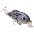 Strike King Hybrid Hunter Shallow Jr. Fishing Lure, Shallow Diving Crankbait, 90-Degree Bill, 3D Eyes, Loud Rattle, Dives 1 to 3-Feet,Size 4 & 6 Treble Hooks - color: Blue Craw, size: 1 oz