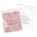 iMailer - 500 Pcs - 9" x 12", Suffocation Warning Self Seal Clear Plastic Poly Bags 1.6 Mil for A4, Letter Sized Documents, Marketing Materials, Clothes-Permanent Glue - size: 9" x 12", style: Permanent Glue