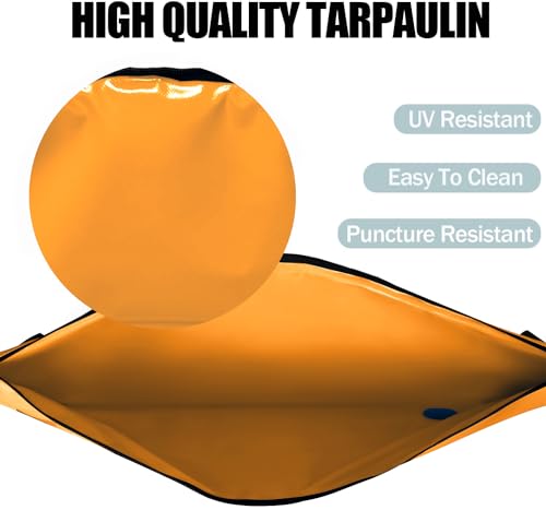 MORXPLOR Insulated Fish Cooler Bag for Fishing 41x17 47x17In 50x20In 60x24 72x30 80X40 Inches,Large Insulated Fish Kill Bag,Fishing Catch Bag Cooler with Water-resistant Zipper - color: 41inch Orange