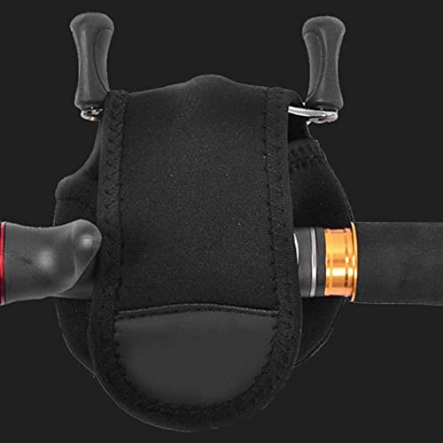 Alomejor 2Pcs Fishing Reel Bag Baitcasting Reel Cover Case Reel Protective Case Waterproof Baitcast Reel Protective Pouch