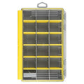 OROOTL Waterproof Fishing Tackle Box Organizer Versatile Storage Organizer Box with Adjustable Dividers Transparent Tackle Boxes Saltwater Freshwater Fly Fishing Accessories Gift for Men - style: 3600 (10.83"x7.19"x1.75")-1pcs
