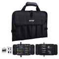 Goture Fishing Jig Bag,20 Mesh Pockets Portable Water-Resistant 600D PU Fishinig Lure Bag Saltwater Freshwater Suitable For Max 10" Length Vertical Jig Slow Pitch Jigging Bait Storage (16.92"x11.81") - color: B:16.92”x11.81”